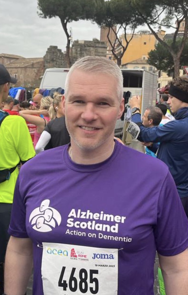 A magic few days in Rome at the wknd there where myself &amp; <a href="/SAMH_Robin/">Robin Holden</a> somehow managed to complete the Rome Marathon 🇮🇹🏃‍♂️

We were running in aid of <a href="/alzscot/">Alzheimer Scotland</a> and in memory of two very special people. 

Fundraising open a few more days if anyone can help 🙏

justgiving.com/fundraising/ro…