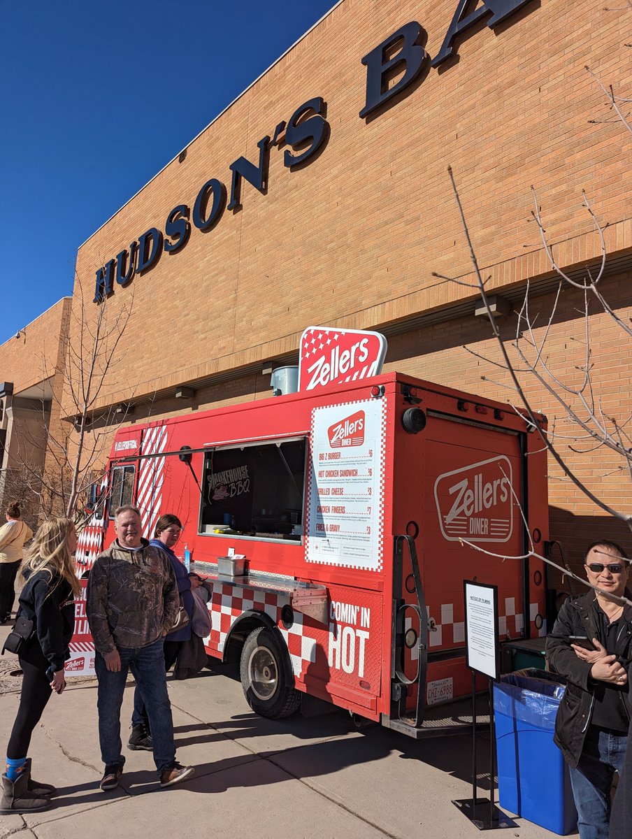 🔥🍔🍟🌭Join us between 11:30 am to 5:30 pm for The Zellers Diner on Wheels. The food truck will be serving up some of their most popular dishes, including burgers, hot dogs, and fries, along with refreshing beverages (one day only!).🌭🍟🍔🔥