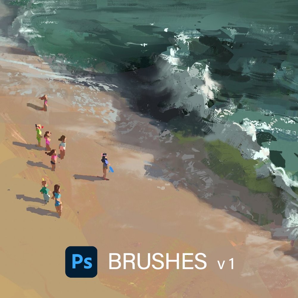 FREE brushes / tutorial -> zacretz.gumroad.com