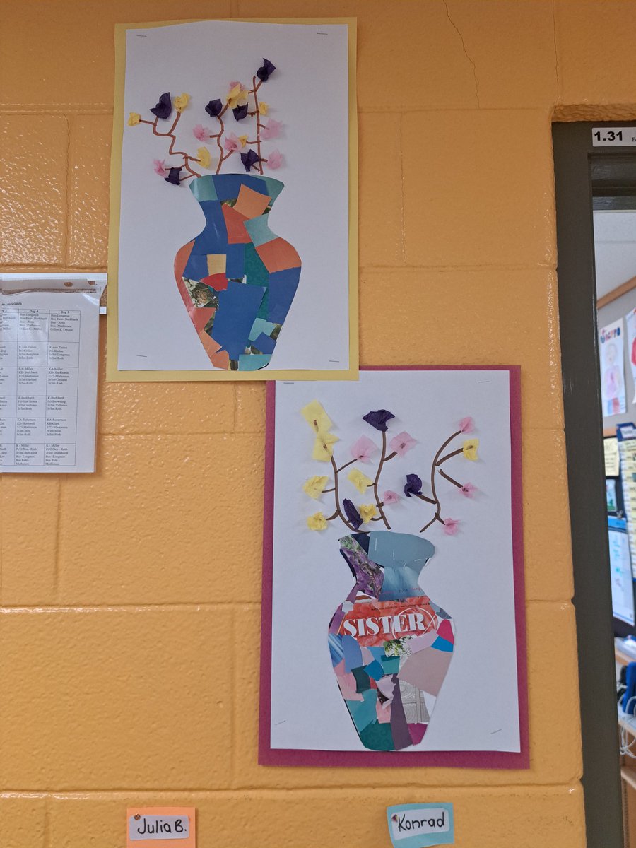 NorthEasthopePS's tweet photo. It may be dreary outside, but it sure is pretty in here! Thanks for the beautiful Spring collage art 1A! @yourschools #springhassprung #foggyandbrown #muddyyard #bringonspring ๐ฆ
โค๏ธ๐ซ๐งโ๏ธ๐บ๐๐ท๐ชป๐ป https://t.co/5e6fpWAgDh