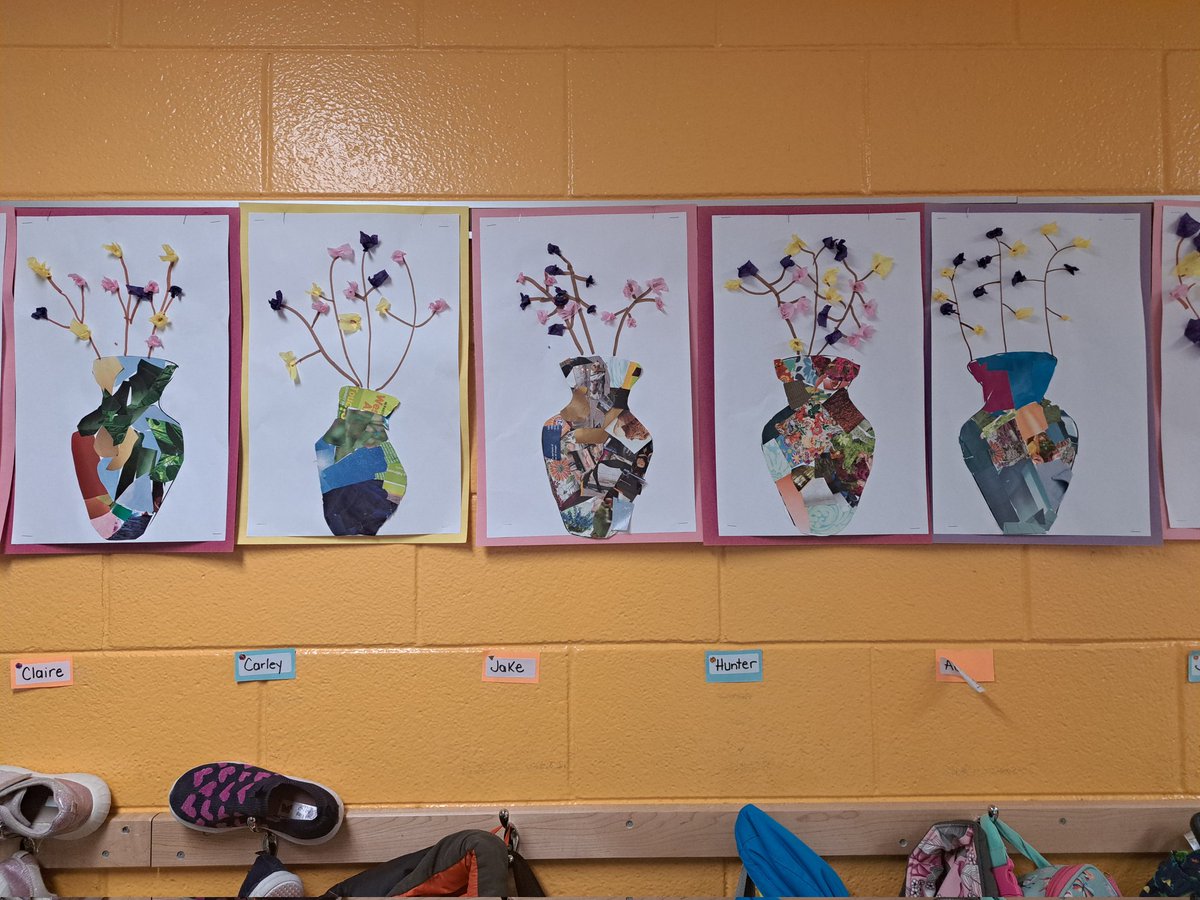 NorthEasthopePS's tweet photo. It may be dreary outside, but it sure is pretty in here! Thanks for the beautiful Spring collage art 1A! @yourschools #springhassprung #foggyandbrown #muddyyard #bringonspring ๐ฆ
โค๏ธ๐ซ๐งโ๏ธ๐บ๐๐ท๐ชป๐ป https://t.co/5e6fpWAgDh
