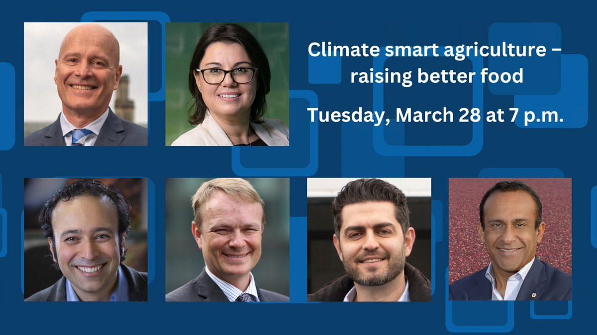 This Tuesday, March 28 we will be on-location at @GenomeBC  for our next Conversations Live. This month's topic is 'Climate Smart Agriculture: Raising Better Food'. 

To learn more, sign up for the newsletter & to watch the event live, go to conversationslive.ca.

@LiveConvo