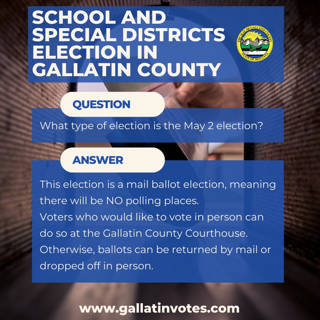 Gallatin County on Twitter "In April, Gallatin County voters will