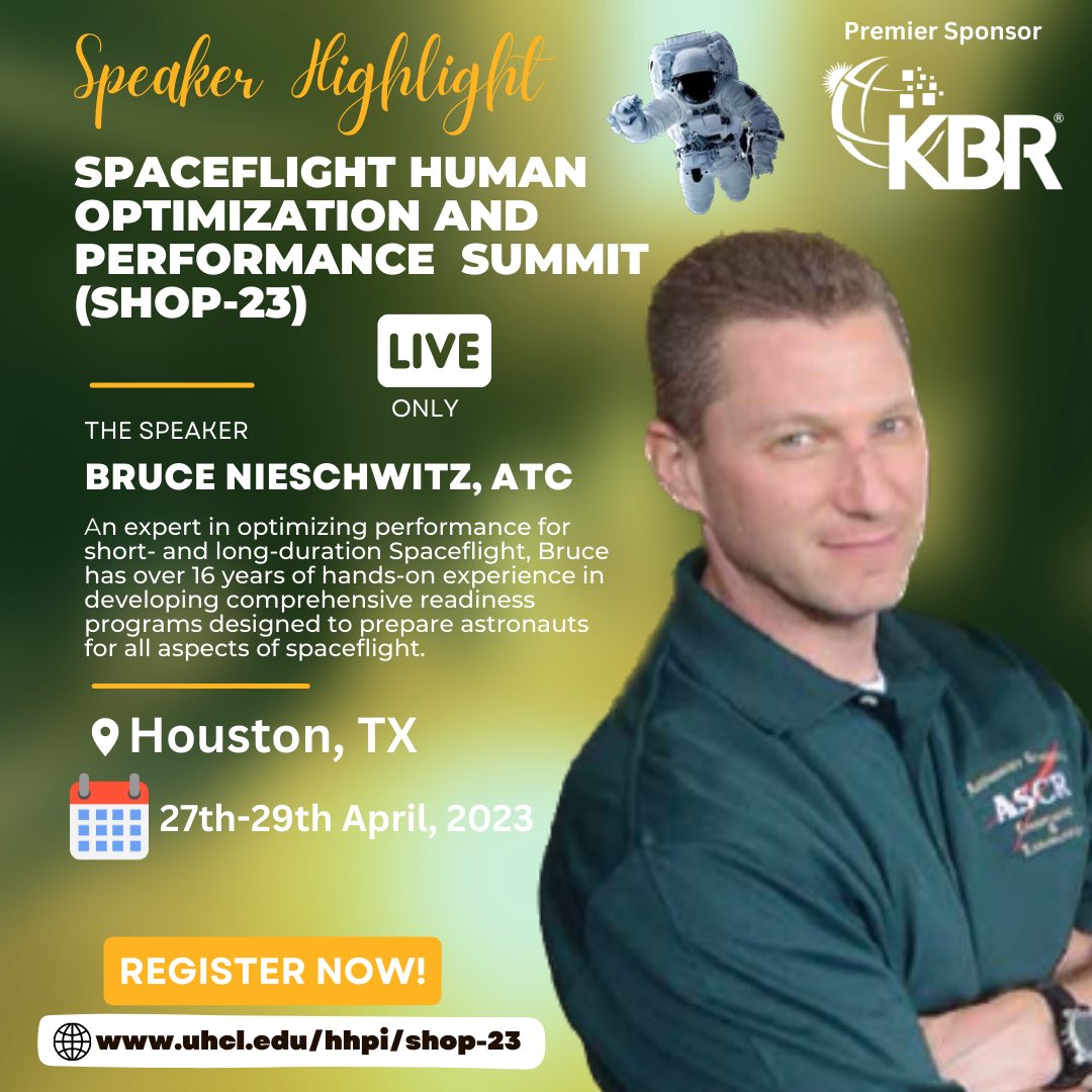 CoreyTwine's tweet photo. Bruce has over 16 years of experience in the applied relm of doing just that!   Click link to see full agenda and register soon! https://t.co/b7zEytxxsW  #Space #NASA #CSCS https://t.co/bd7nyauBlB