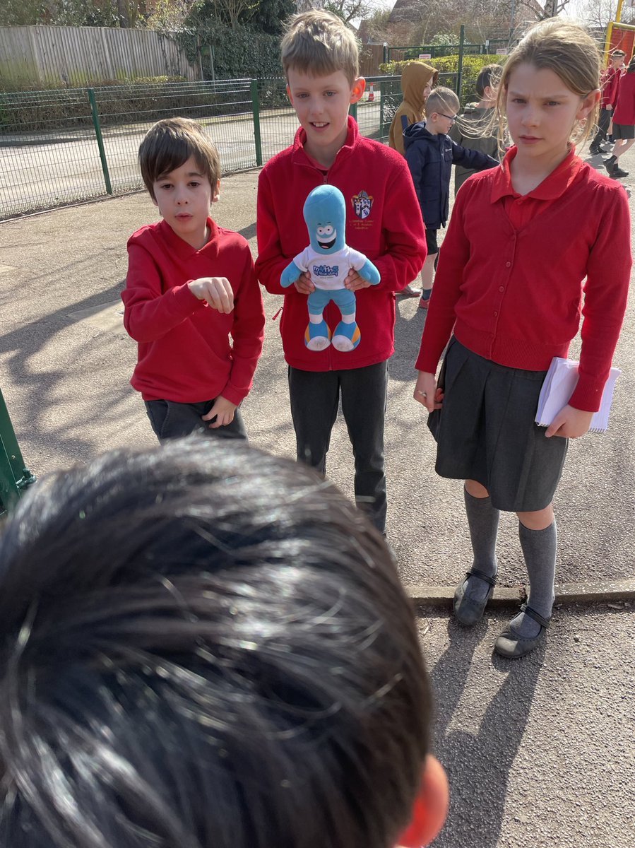 AslocktonSchool's tweet photo. Active Archie has been helping some of our Y4 class to add actions to their poems during play time! Linking the words to actions has helped us to memorise our poems. #offbyheartpoetry #activearchie https://t.co/SW11czfafU