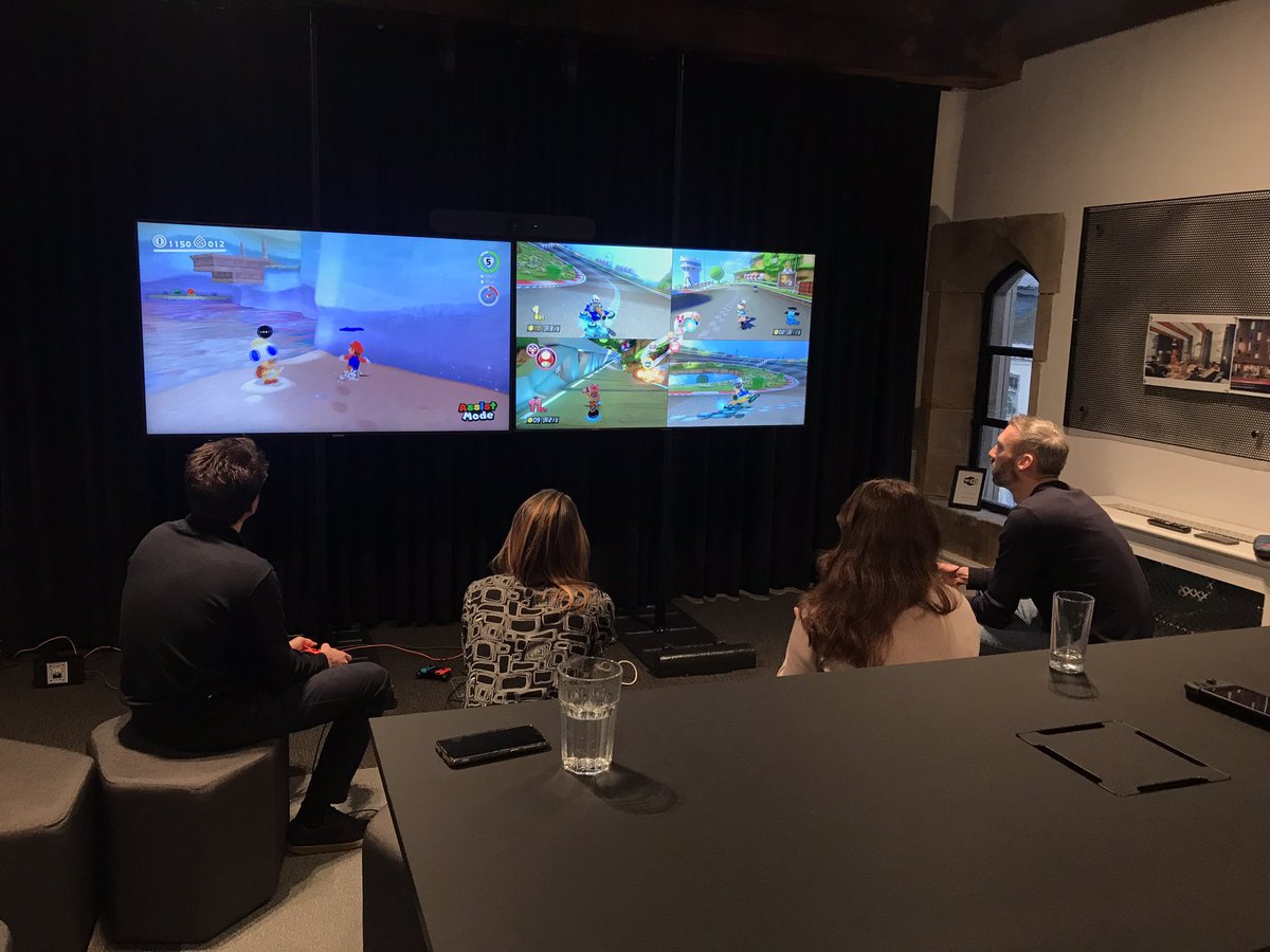 We’ve found an excellent new use of our VR suite - games and pizza night🍕