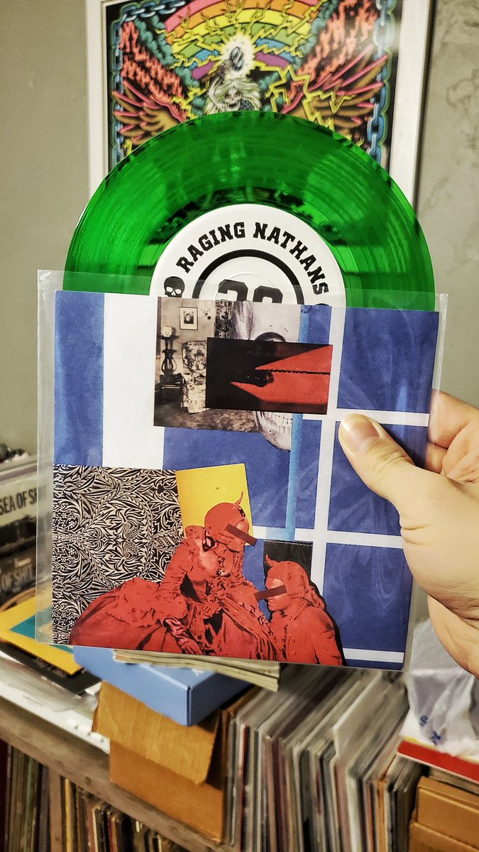 vinyl_ok's tweet photo. Another rad release from @Radgirlfriend in the form of a @RagingNathans
@Mikeyerg split 7"! 
#radgirlfriend #ragingnathans #mikeyerg #punkrock #vinyl https://t.co/1LrDsUiVzp