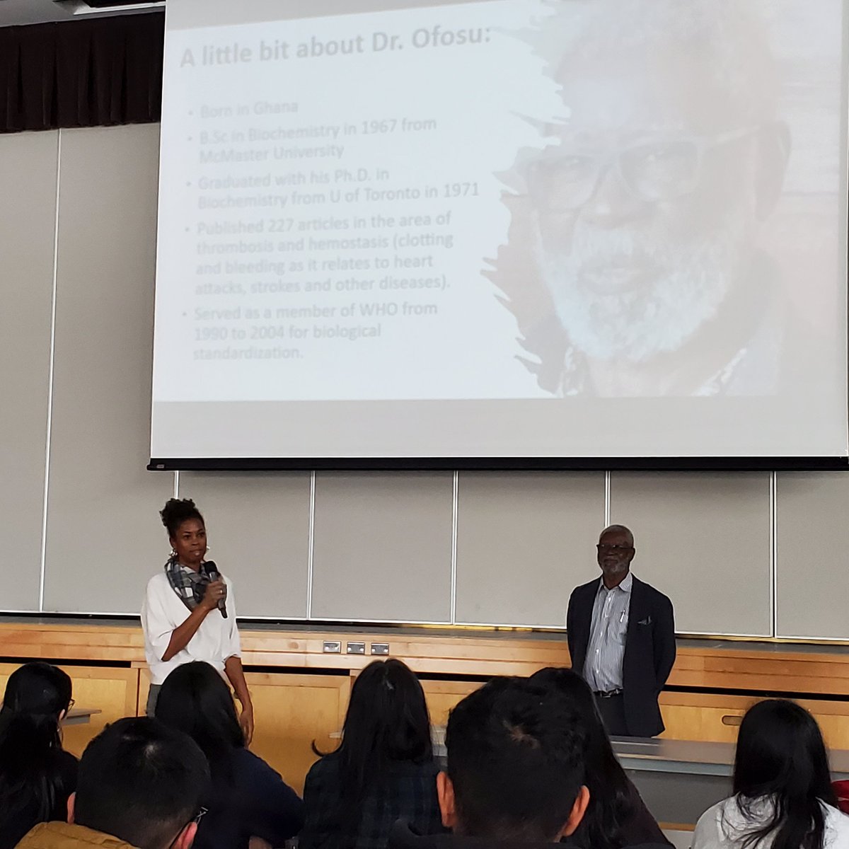 MsRyan_LASS's tweet photo. The @LASSinspires Science Department is honored to have retired Professor Emeritus Dr. Frederick  Ofosu from McMaster University join us to share his expertise and thoughts on equity and inclusion in scientific fields. https://t.co/D1P3ZH1UHr