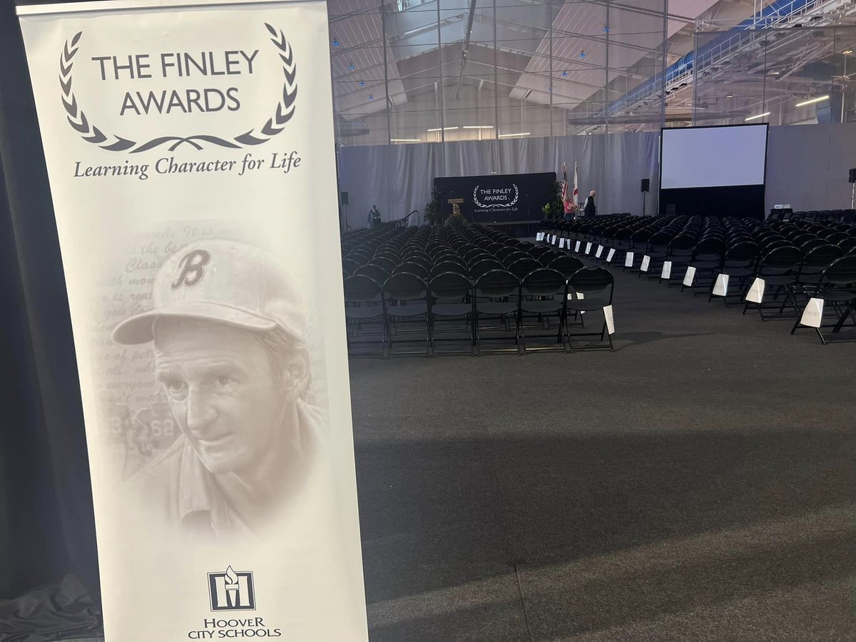 Hoover City Schools (@hooverschools) on Twitter photo The 2023 Finley Award winners & 200 grade-level winners will be recognized TONIGHT at the Finley Character Awards Ceremony! The program begins at 6 pm & will be live-streamed on the District’s YouTube channel. Here's the link- bit.ly/3wxeRZB The 2023 Finley Award winners & 200 grade-level winners will be recognized TONIGHT at the Finley Character Awards Ceremony! The program begins at 6 pm & will be live-streamed on the District’s YouTube channel. Here's the link- bit.ly/3wxeRZB