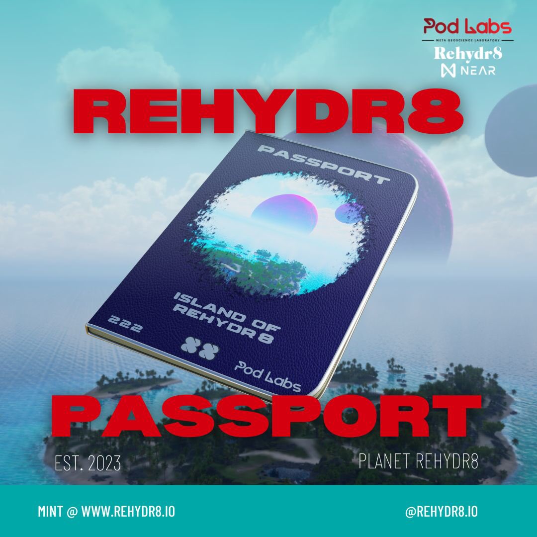 🚨WE LIVE🚨

Rehydr8 Passport Mint is LIVE &amp; packed with utilities for the 1st mindful metaverse.

MINT TODAY for a chance to win an all-expense-paid trip to Lisbon, Portugal for NEARCON 2023👀

Mint Here⬇️
paras.id/token/x.paras.…