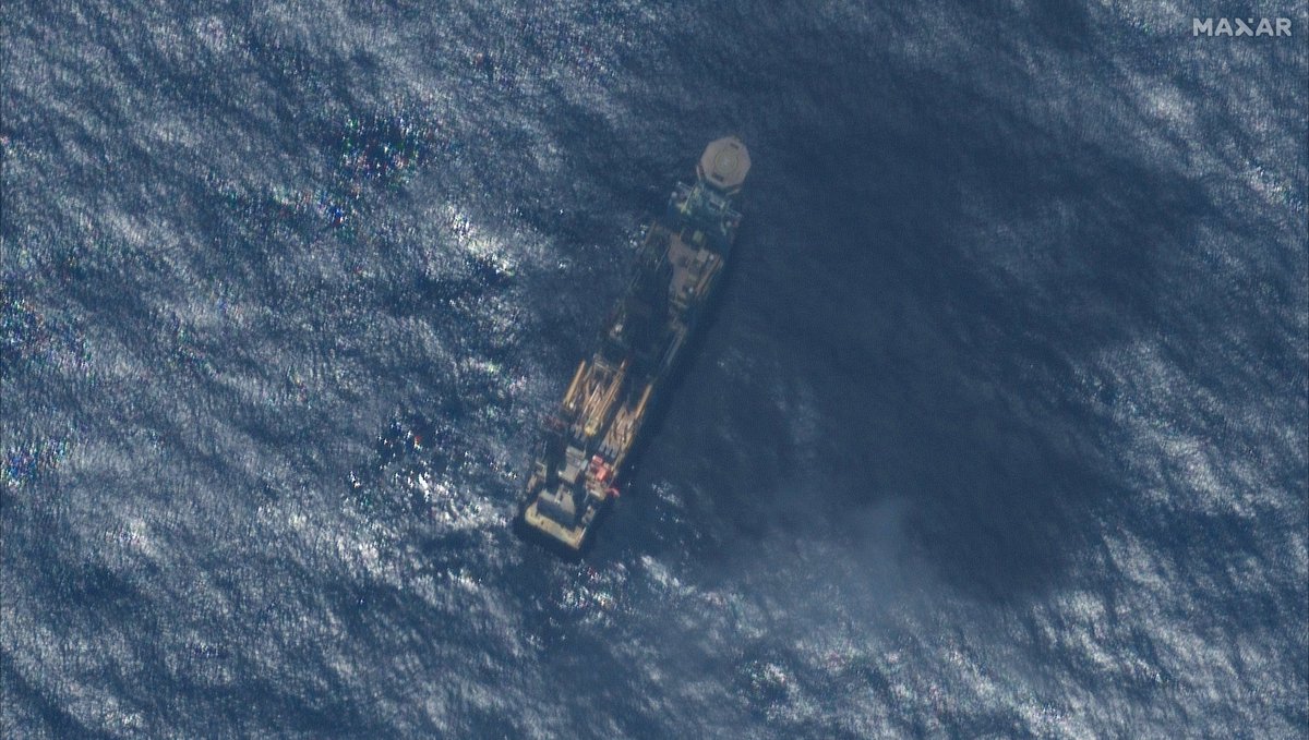 oceanfdn's tweet image. #ThrowbackThursday to Sept 14, 2022, when the Hidden Gem set sail to test a #DeepSeabedMining system in the eastern Clarion Clipperton Zone (CCZ) in the Pacific Ocean. The Ocean Foundation and @Maxar worked together to collect and share satellite imagery maxar.com/products/crows……