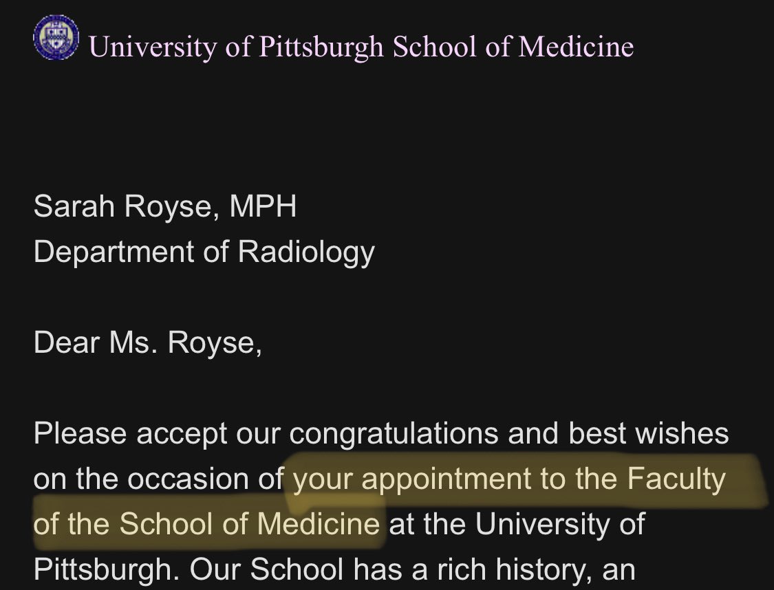 Dr. Sarah Kolibash Royse tweet media