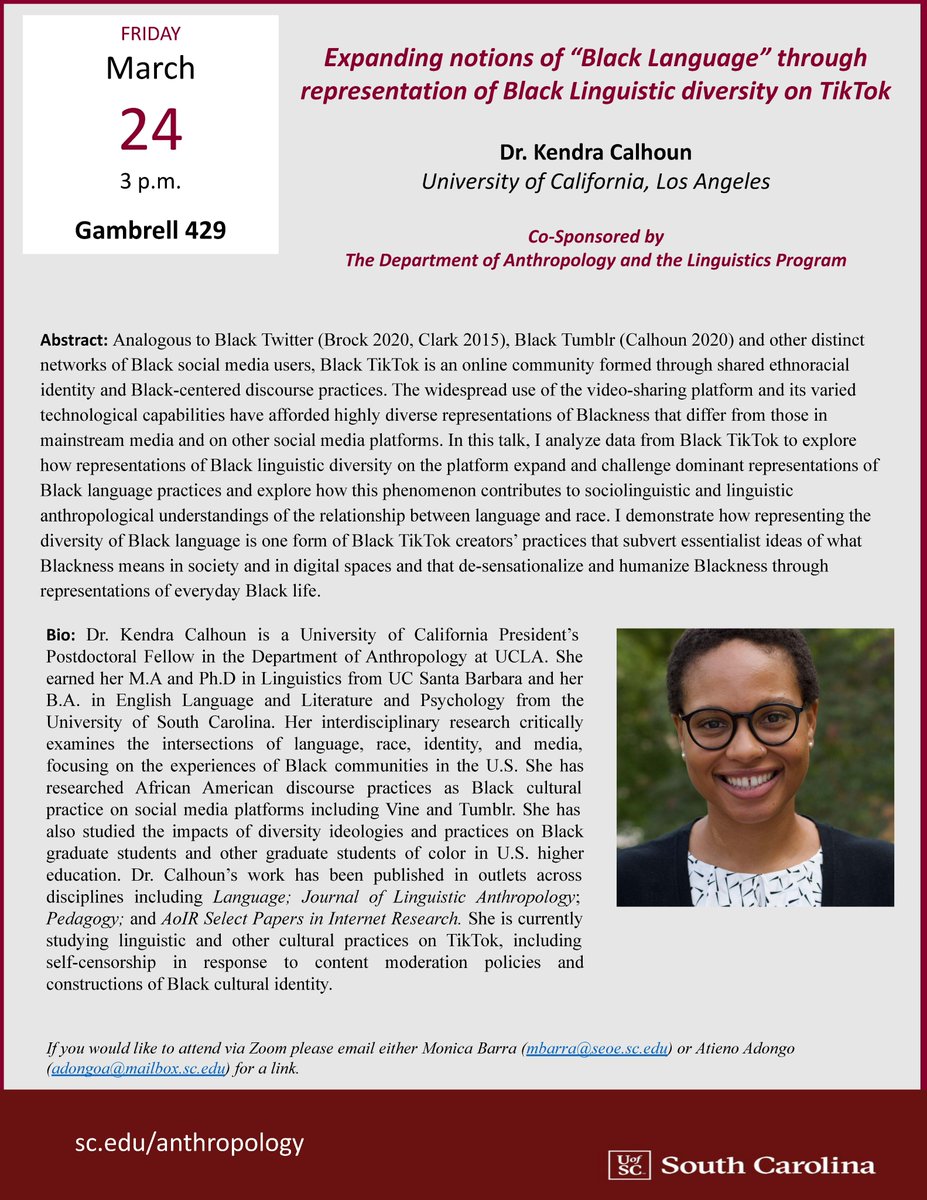 USC Department of Anthropology tweet media