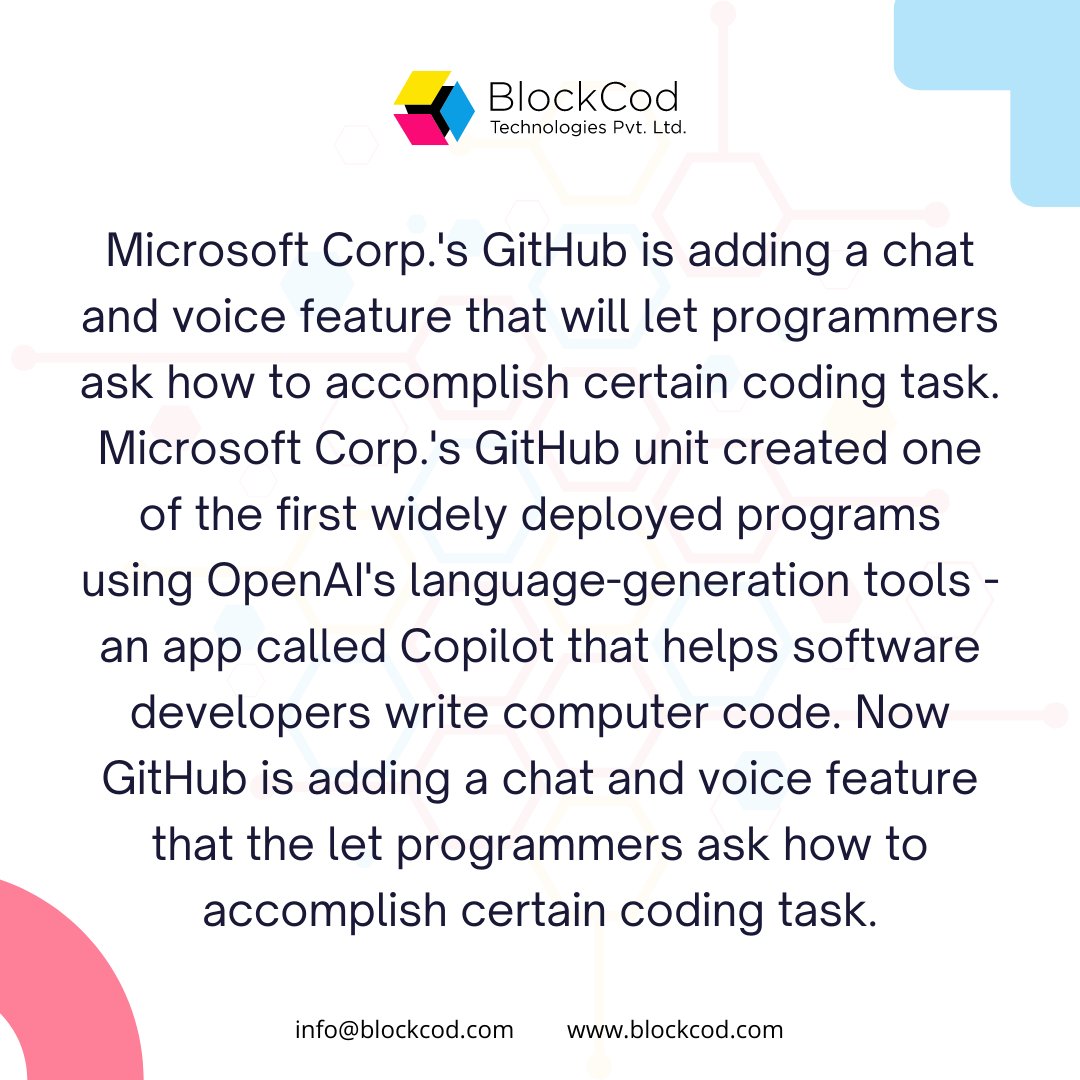 BlockCod_Tech's tweet photo. For more information, head over to this link https://t.co/LKfO7vJjwl

Follow @blockcod_tech for more

Source - HD Tech
#software #softwarecompany #itcompany #startup #company #information #facts #app #appdevelopment #helpful #news #javascript #coding #java #github #openai https://t.co/5Tvk5hU13C