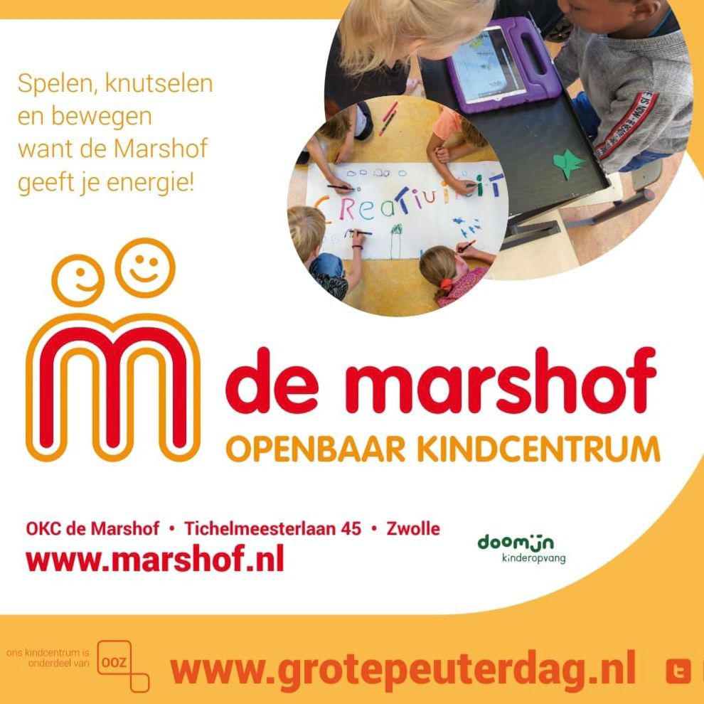 demarshof's tweet photo. Komt u ook met uw peuter sfeer proeven op onze leuke school in Zwolle Zuid? #ooz @GrotePeuterDag https://t.co/YefHYCkebN