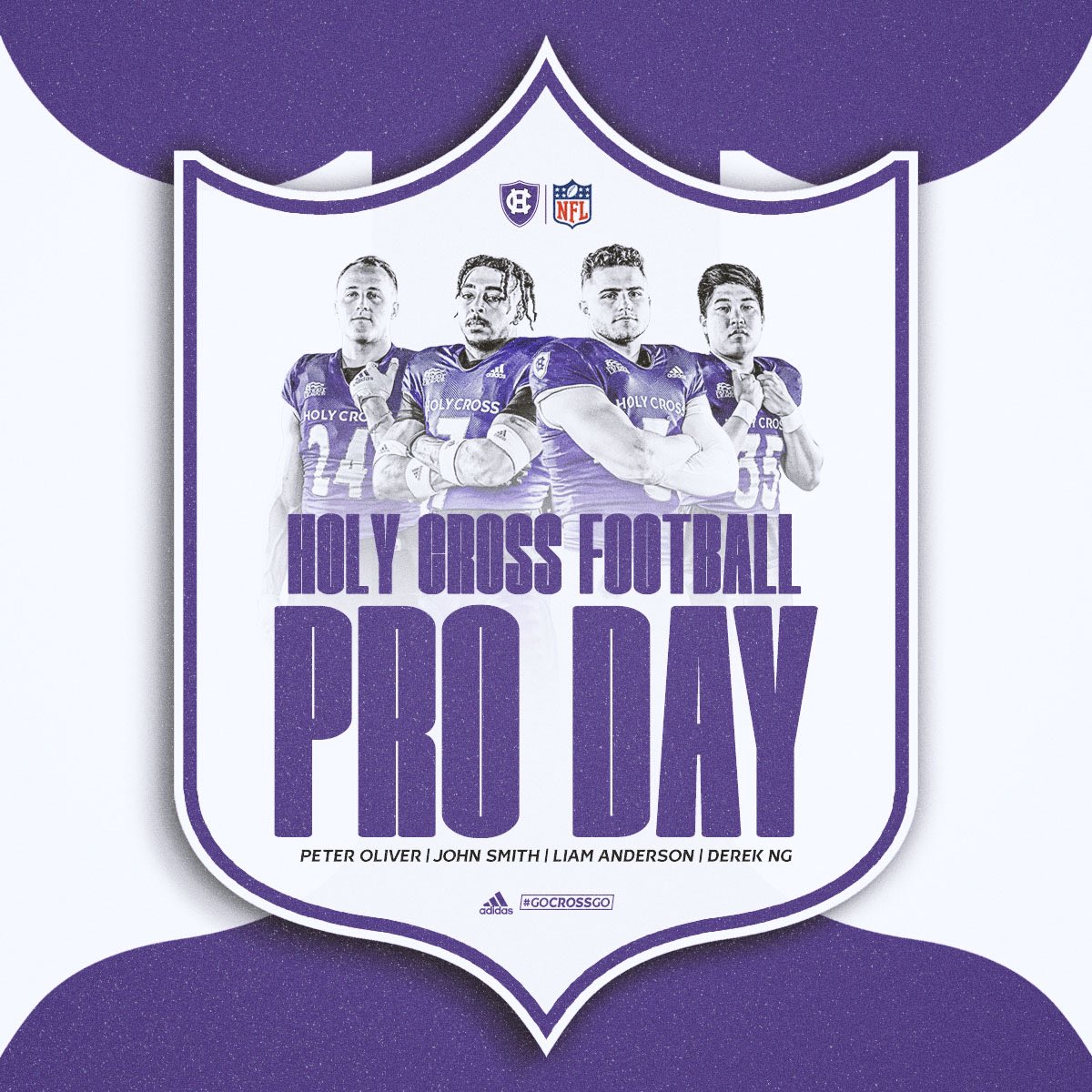 Our Pro Day is underway today! Proud of our guys and wishing them the best of luck 🫡 #GoCrossGo