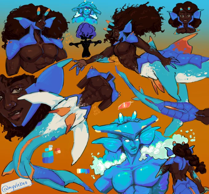 hiiii #ArtistsoftheCaribbean i'm ash, i'm jamaican-american , and i love to design characters, write stories, and draw my ocs! 
