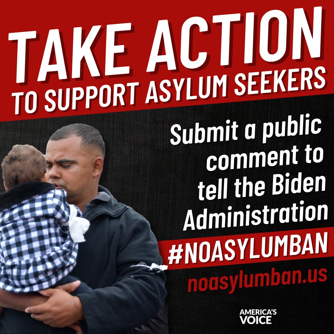 Everyone has the right to seek asylum from persecution. Yet, @POTUS proposed asylum ban will block migrants from exercising their legal right to seek asylum. 

Say 🗣️ #NoAsylumBan by submitting a public comment TODAY: bit.ly/3kIYs0H