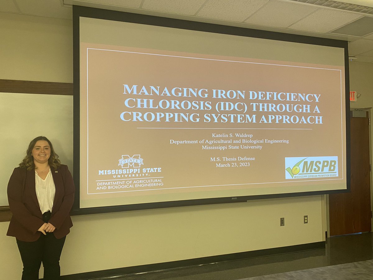 marylovetagert's tweet photo. Proud of @kwaldrep50 for successful defense of her @MSStateGrads thesis. She already has a job @MSU_nmrec so at least I’ll still get to see &amp; work w/her. Thx to @MSSOY for funding this work &amp; to her committee for support. Katelin has a great future ahead! #irondeficiencychlorosis https://t.co/NvMucbV0CT