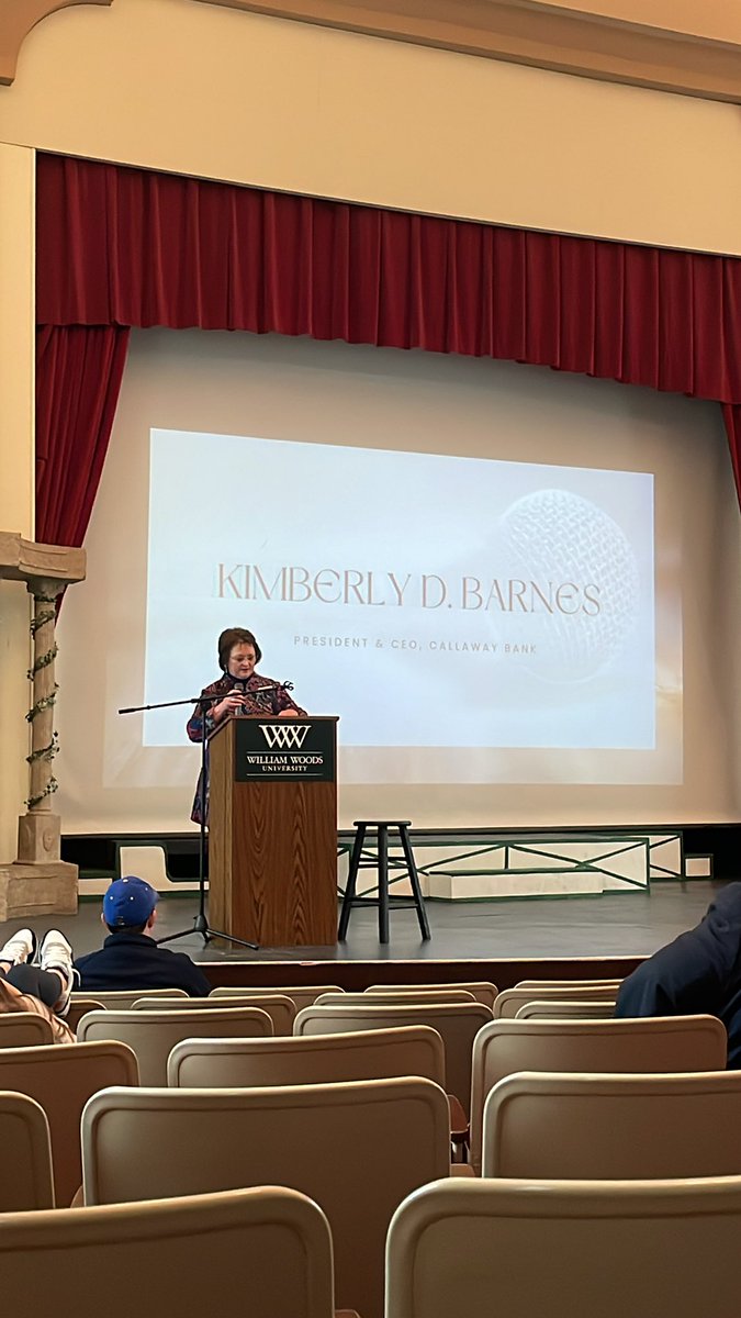 WWUOWLSCLC's tweet photo. We are proud to welcome Kim Barnes President and CEO of Callaway Bank as our keynote speaker today! https://t.co/2W9GfZ0FkD