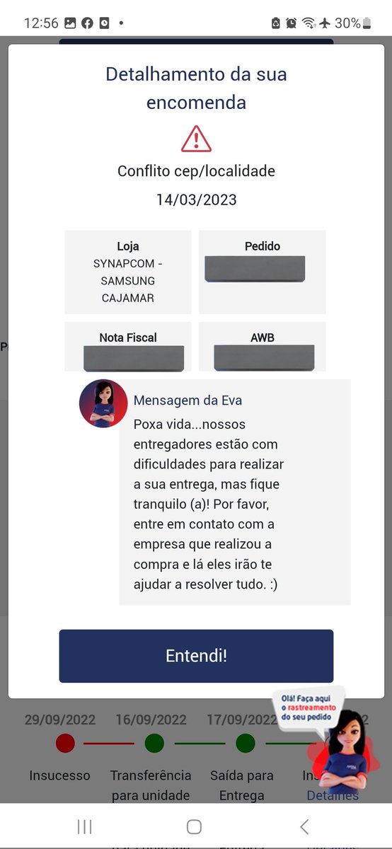 Gilson2759's tweet photo. @SamsungBrasil @bbaequokka @SamsungBrasil me responde 
Porque meu carregador não consegue ser entregue? https://t.co/j4Y9Imgb9d