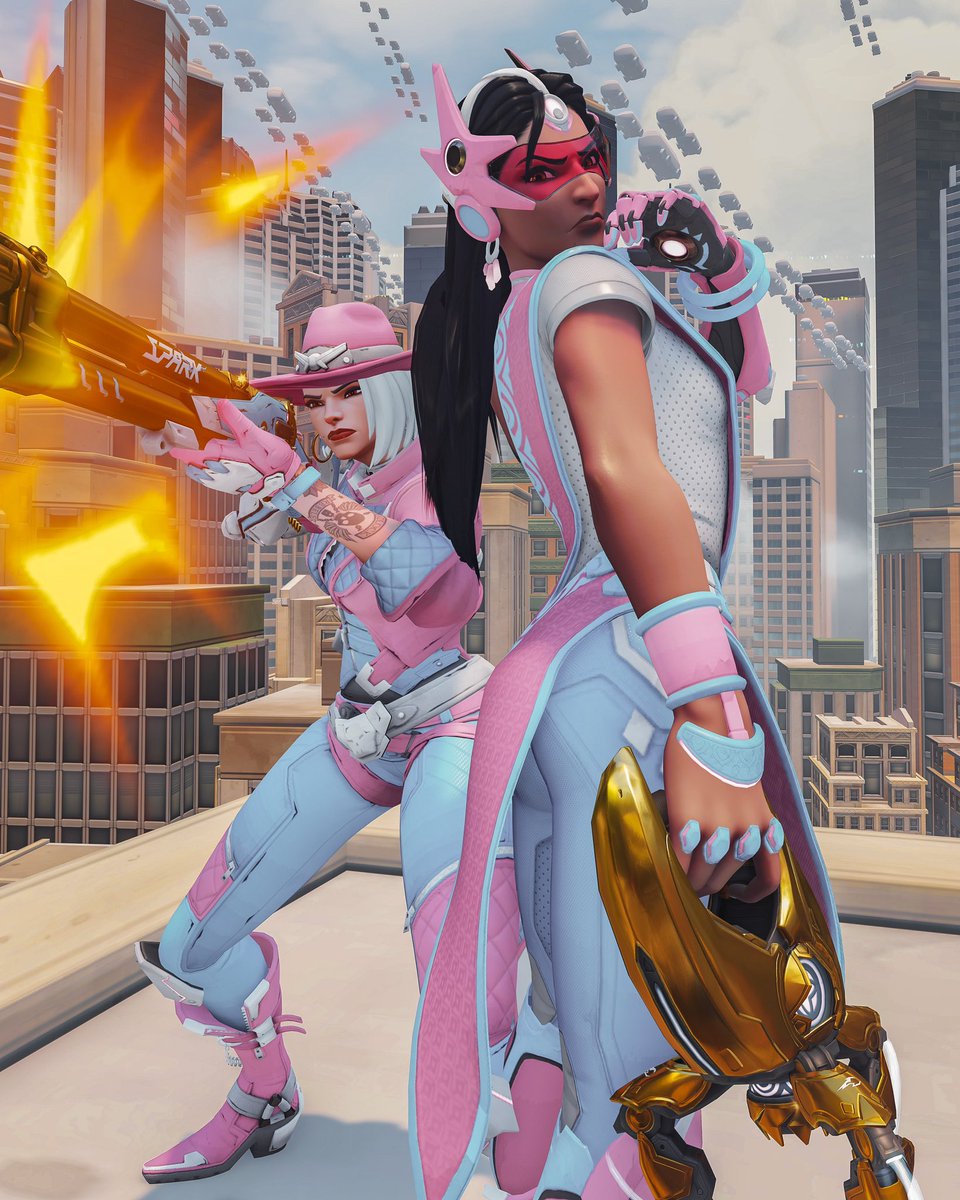 symmatica's tweet photo. Better in Pink 🤍🏙️
#overwatch2 #symmetra #ashe https://t.co/KMe3IaDLVt