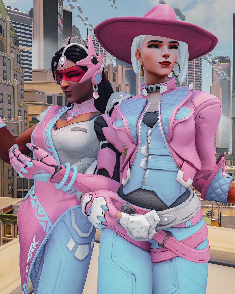 symmatica's tweet photo. Better in Pink 🤍🏙️
#overwatch2 #symmetra #ashe https://t.co/KMe3IaDLVt