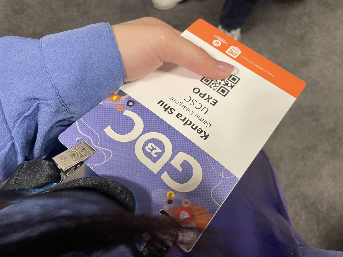 leftshu22's tweet photo. I’m at GDC! https://t.co/8gEXB1yvE0