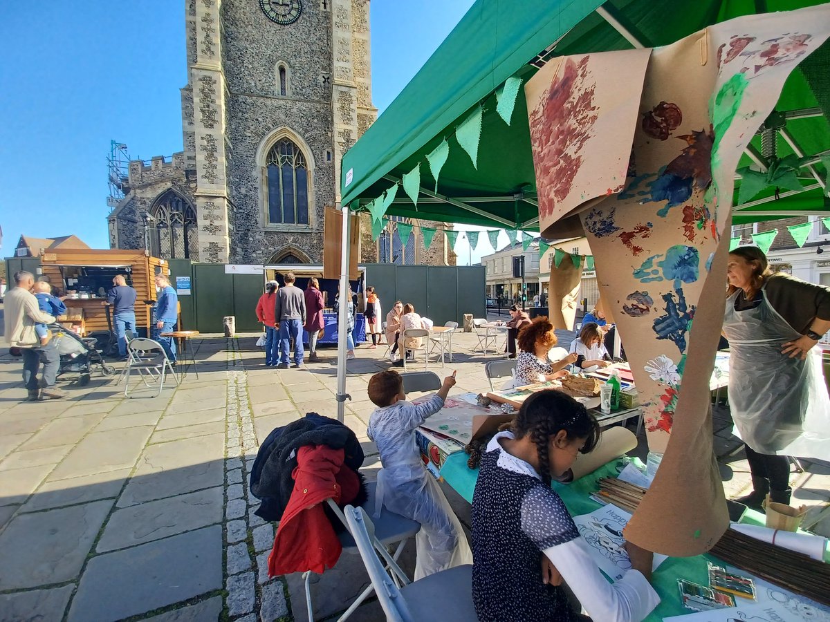 SudburyTC's tweet photo. Our Green Sundays #ecomarket returns to #SudburySudbury on Sunday 16 April! 

Find out more and get involved!
https://t.co/GKHZCFzZak

#lovelivelocal
#ecofair
#sudburysuffolk https://t.co/9cN5w5OM4A