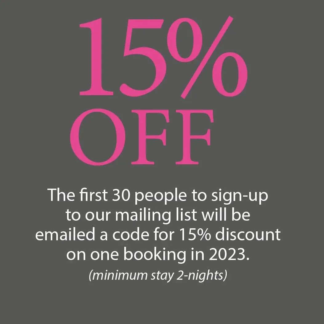 Limited offer. First 30 people only.
Money off your seaside break! Visit  no4cromer.com 🌊❤