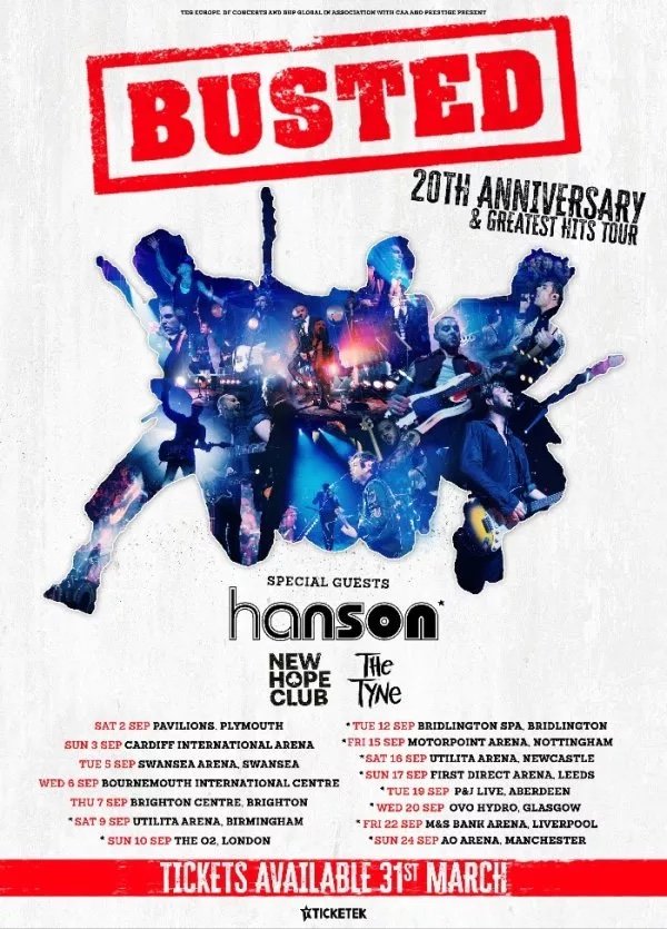 I'm so excited.
It's not even a 'guilty pleasure'. Judge me. I don't care.
I'm crawling over broken glass to get tickets if necessary! #Busted20