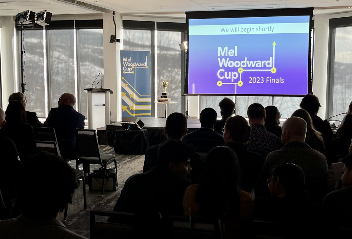 It's time! The 2023 Mel Woodward Cup is getting underway at @signalcampus. Can't wait to hear from this year's exciting finalists!

@MUN_Engineering @MUN_MCE @MemorialU #2023MWC