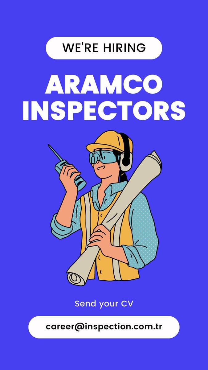 Hello everyone,

Inspection® is seeking Aramco approved inspectors with various qualifications for our operations in #Nordic countries.

If you have at least 5 years of relevant industrial experience and are #Aramco approved, we invite you to apply for this exciting opportunity