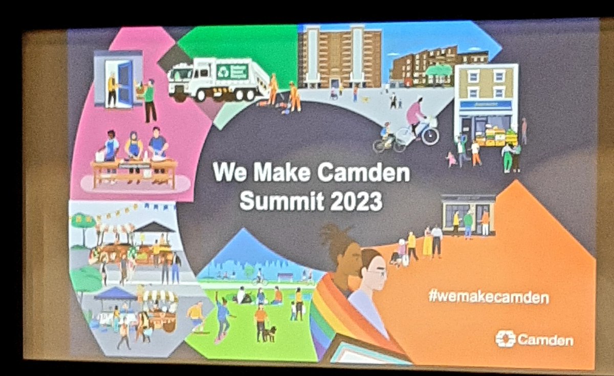 Great event and discussions. #WeMakeCamden #ProudCamden #NotforSelfbutForAll ❤️