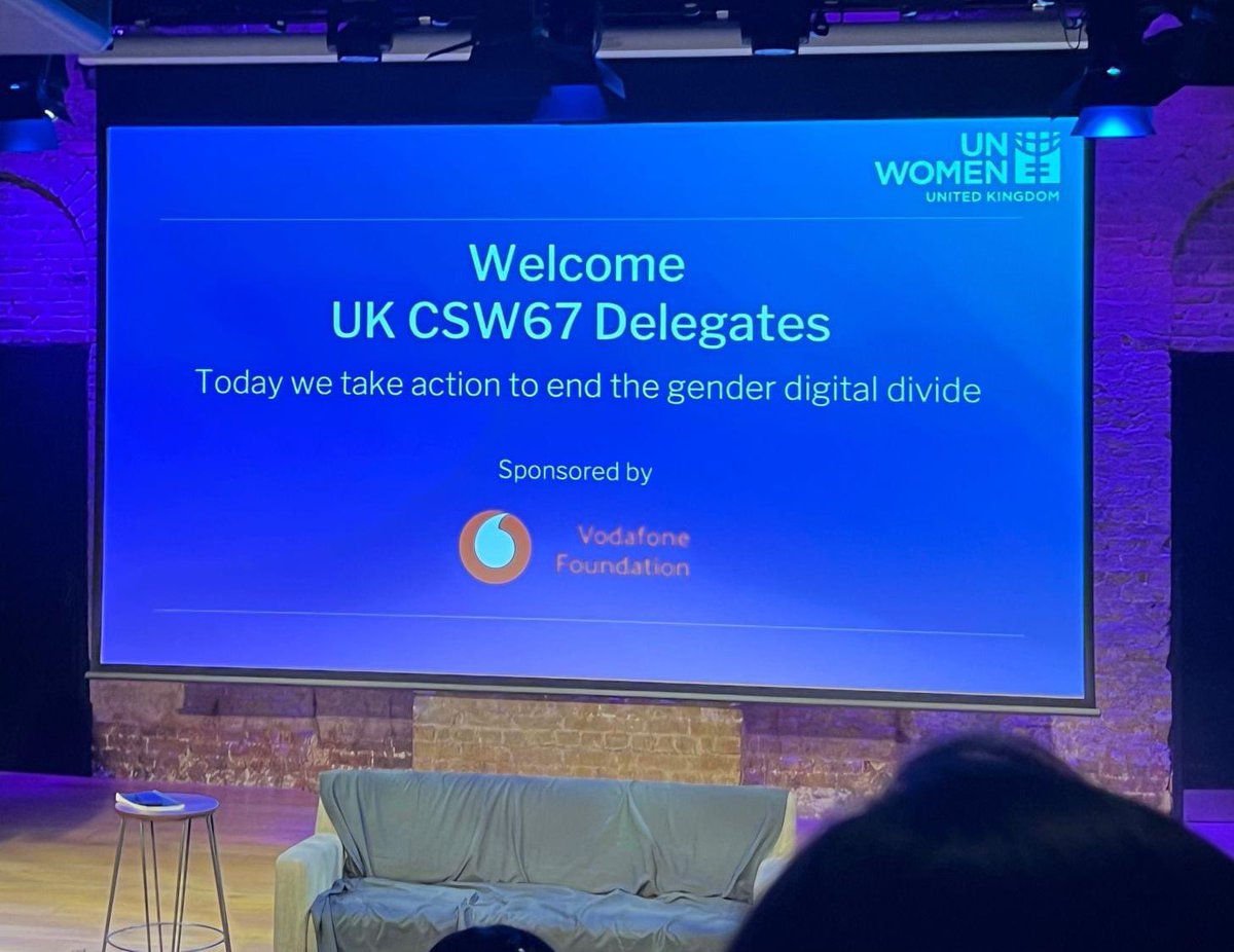 NazamLaila's tweet image. It has been my absolute pleasure to attend #CSW67 this year as a delegate of @UNWomenUK. Today I participated in the ideathon called #CrackingTheCode. I briefly discussed one of my research on the #gendered nature of #AI-driven #technopolitics.