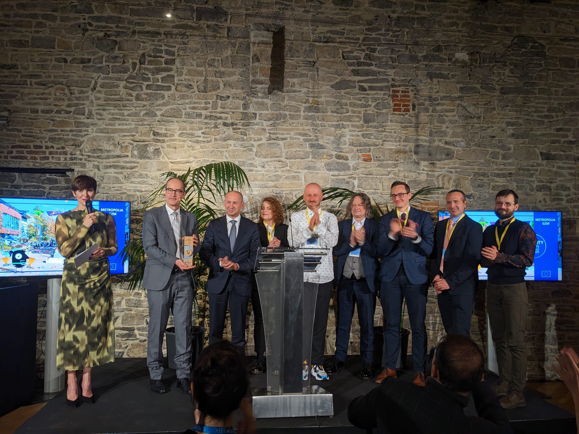 Metropolia GZM accepts the MOBILITYACTION Award