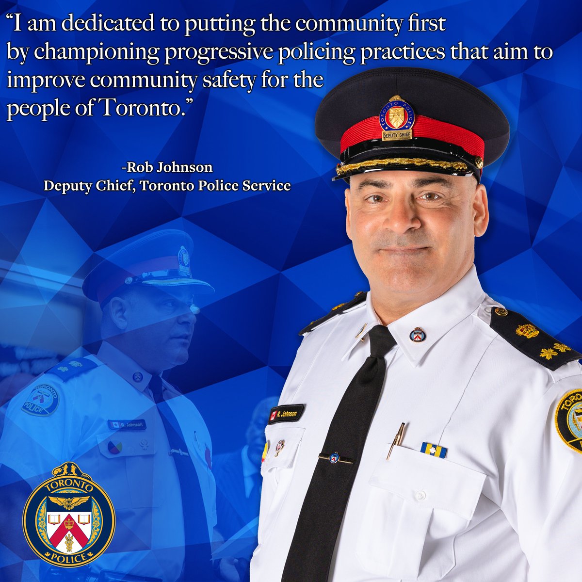 TorontoPolice's tweet photo. Congrats to new Deputy Chief Rob Johnson chosen to lead Specialized Operations Command today https://t.co/FGGJ8jv8c7
