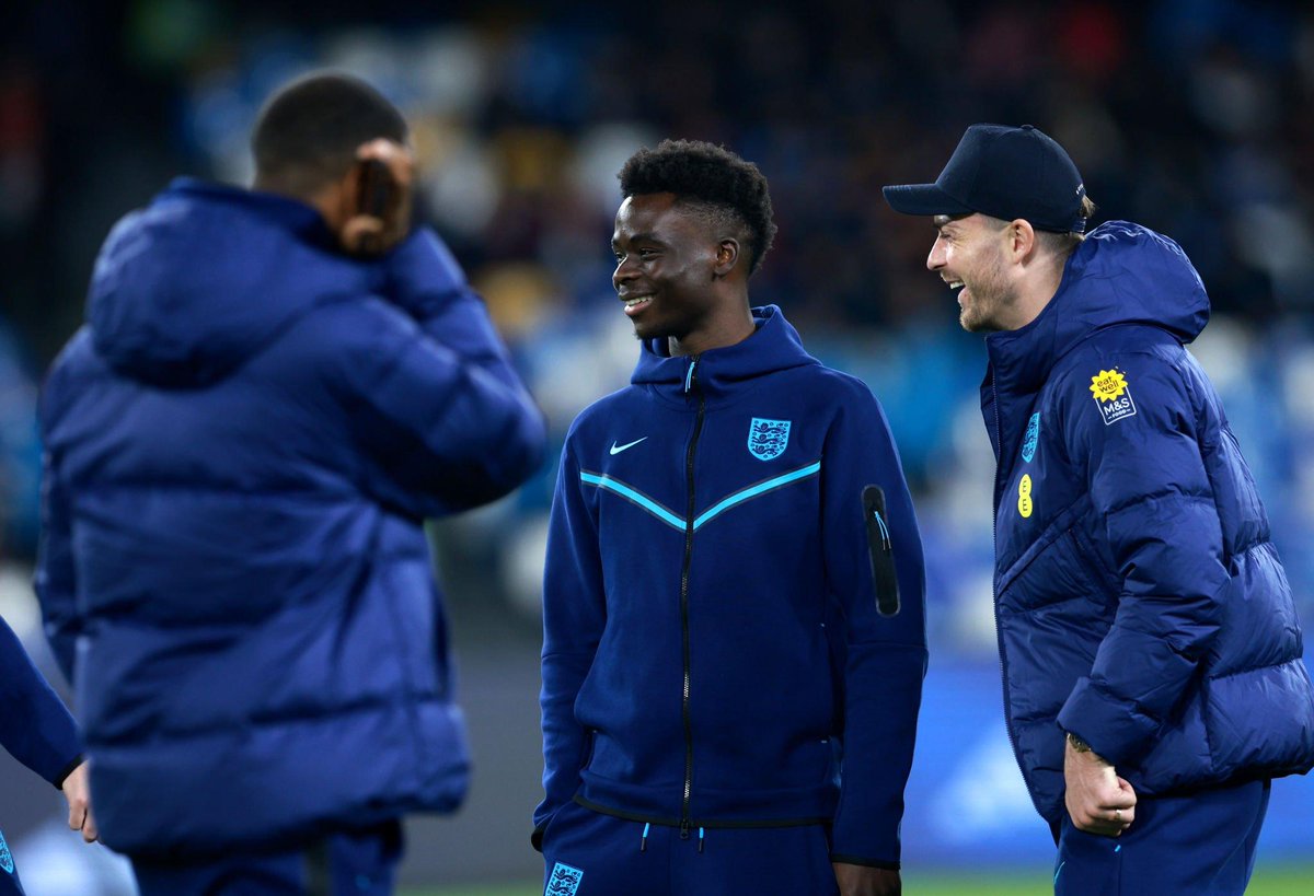 Starboy on the pitch ahead of #ItalyEngland