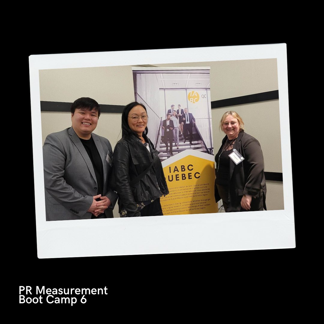 ThePWorld's tweet photo. 🙏The PR Measurement Boot Camp 6 would not have been possible without the amazing support from @IABCqc. 
⭐️ Angus Nguyen &amp; Marie-Soleil Pepin, having your support means the world to us. Thank you!
#prmb6 https://t.co/JDPogyAhKt