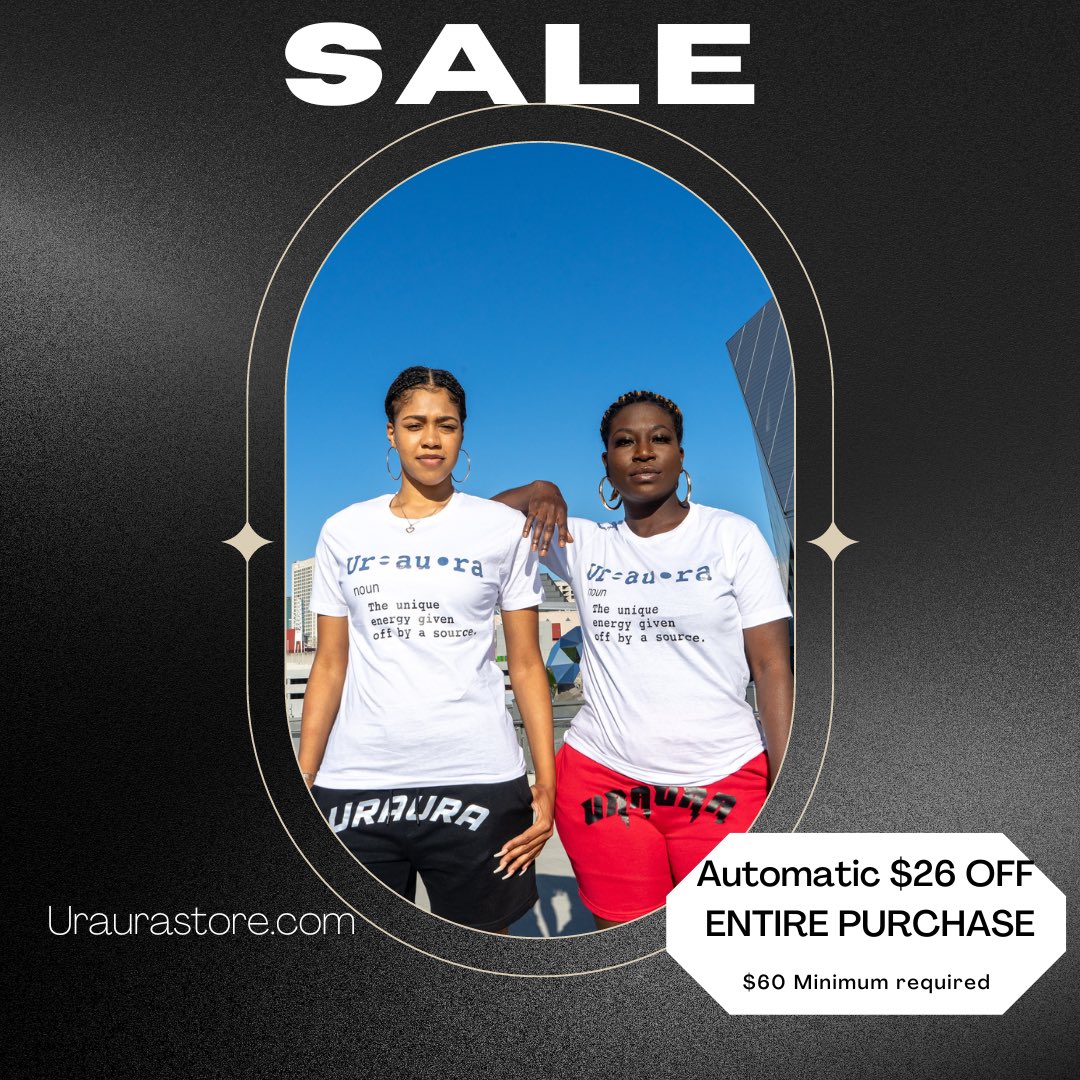 uraurastore's tweet photo. ‼️Day 4 is here‼️ Today you can get $26 OFF ENTIRE ORDERS with a purchase minimum. Don’t miss out on these deals 🔥 https://t.co/vcccTWi6H2