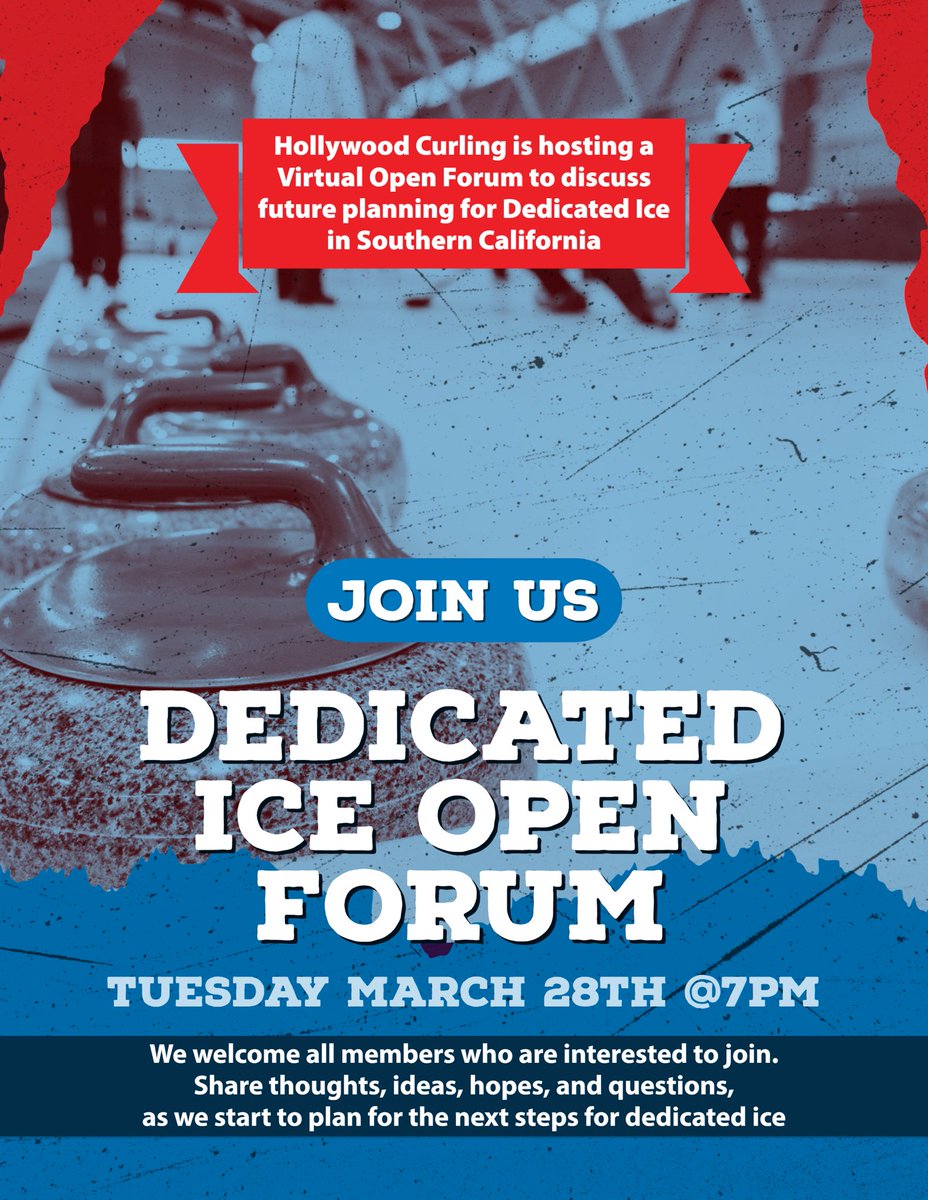 Join us for the Virtual Open Forum on March 28th, 7-8:30 pm via Google Meet to discuss Dedicated Ice in Southern California. Share your thoughts and ideas as we plan for the next steps in finding a new dedicated ice home. Click the link to join: meet.google.com/vjo-farx-kpm