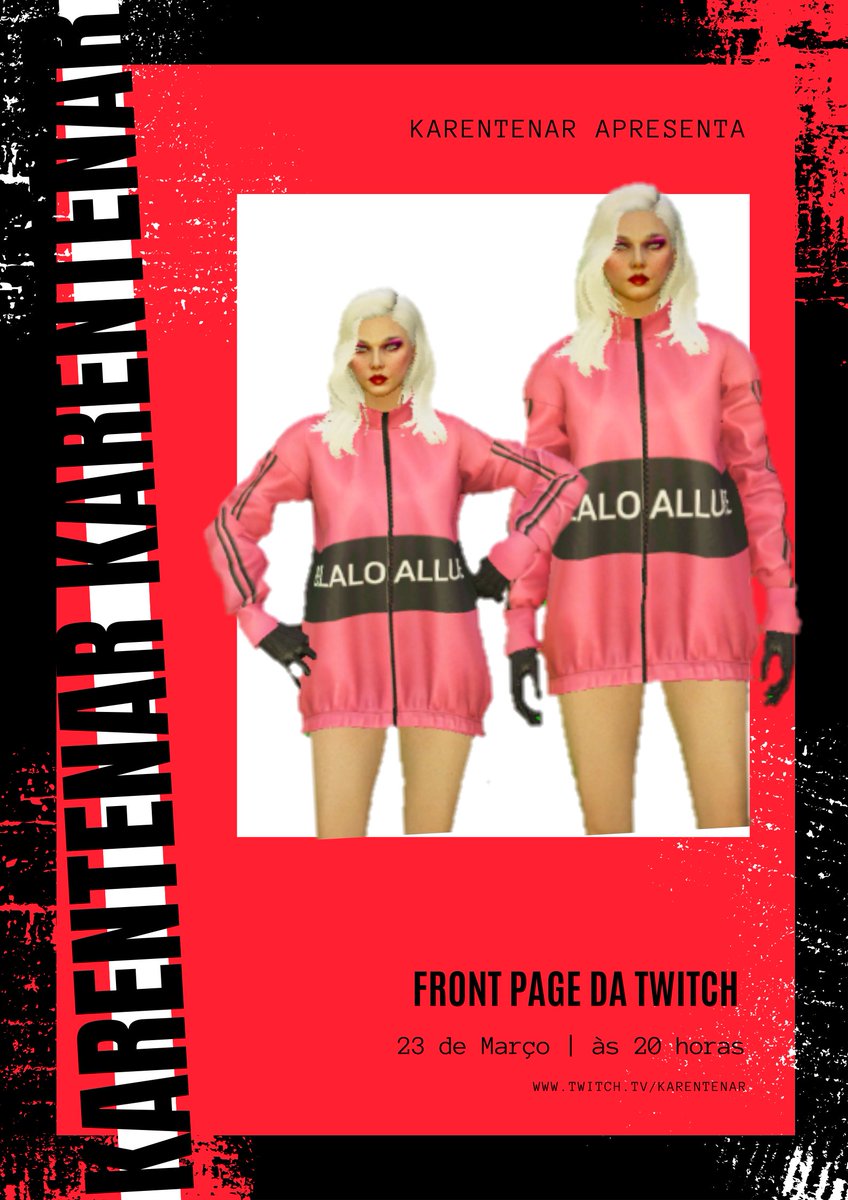 karentenar's tweet photo. HOJE 20 HORAS VAMOS HITAR NA FRONT PAGE DA @TwitchBR ESPERO VOCÊS LÁ !! 💋 https://t.co/uVa5C1wgCJ