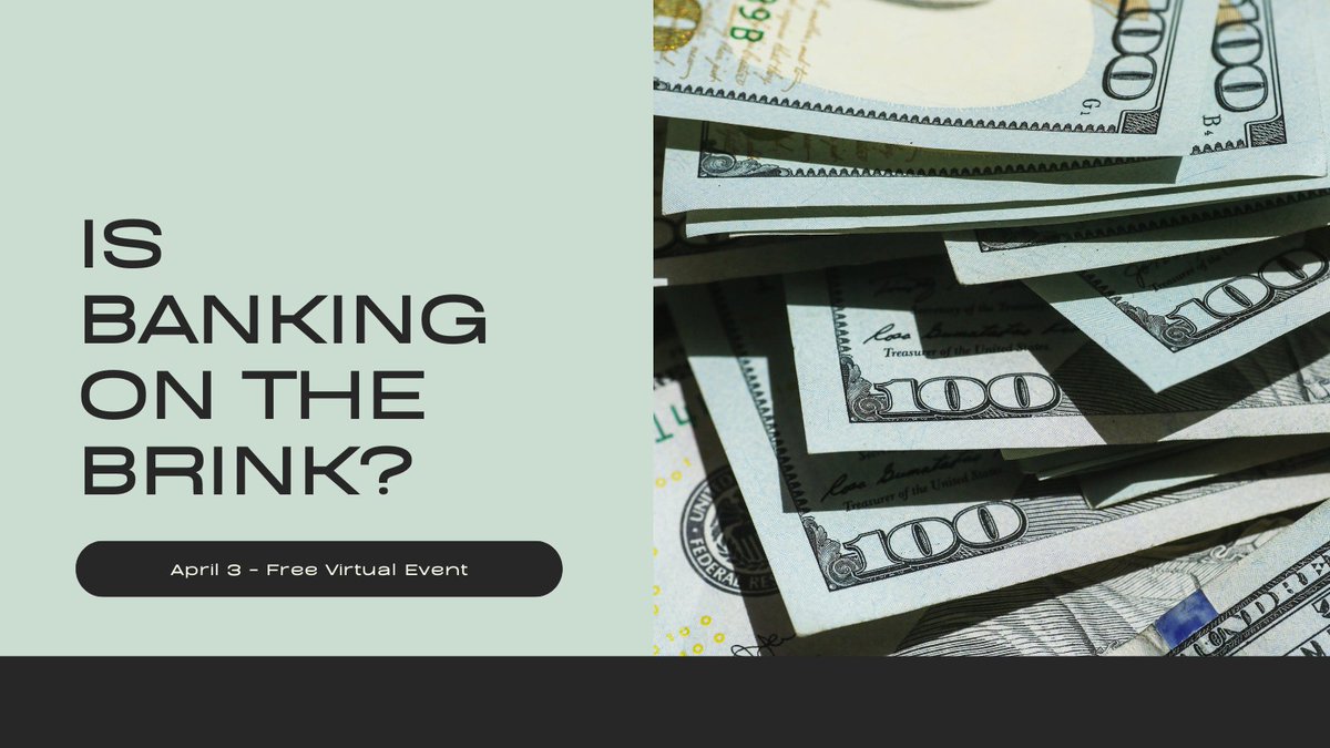 What's happening with the banking industry? The recent collapse of Silicon Valley Bank and UBS’s acquisition of Credit Suisse have sparked worry. We’ve gathered an impressive panel of faculty and alumni who can discuss what this means for you.

Register: bit.ly/40dHTcQ