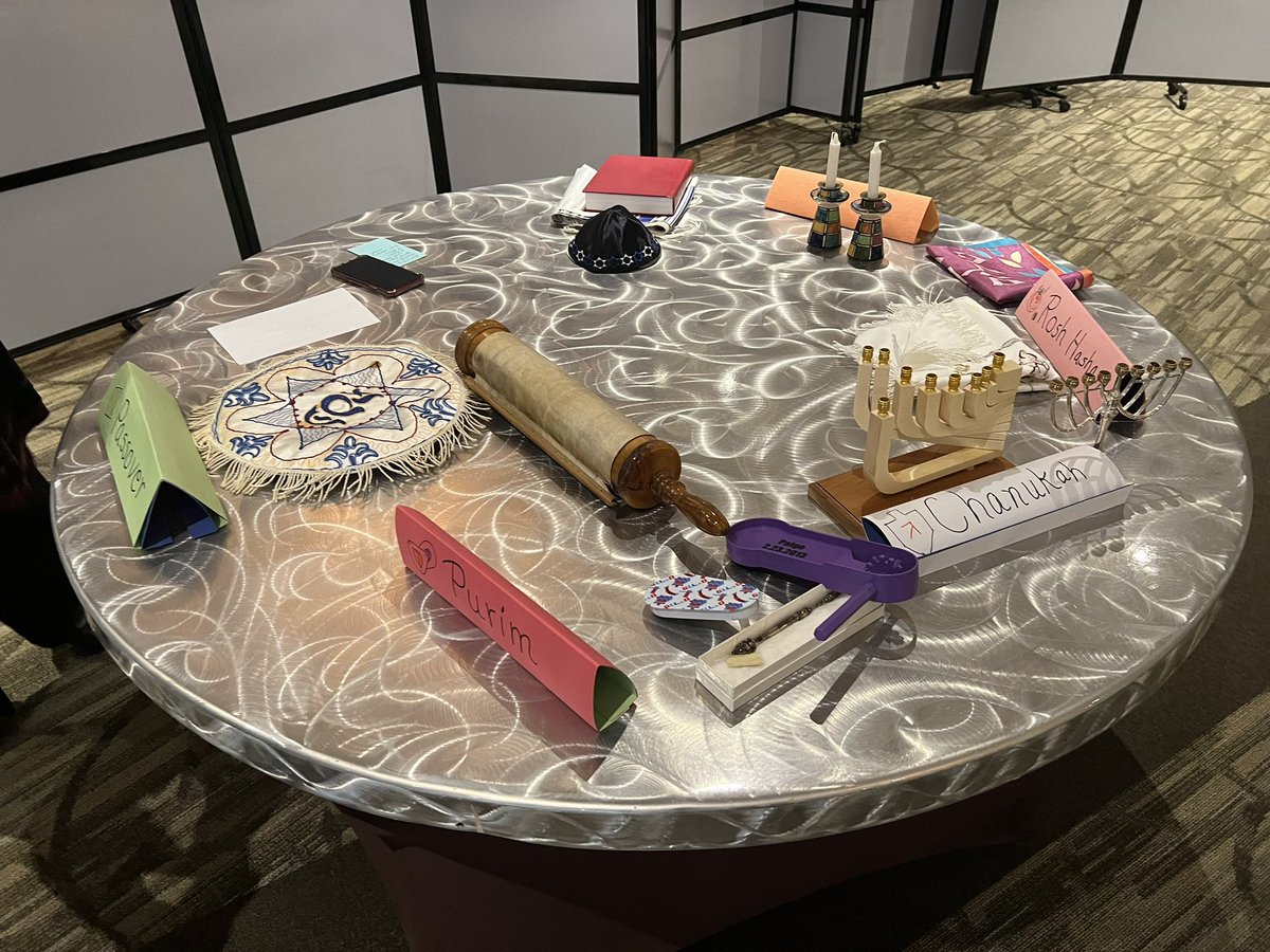 WBMS Religious Diversity Ambassadors learned about Judaism today as we visited Congregation Beth Ahm in West Bloomfield. #OnlyWB #WBMS