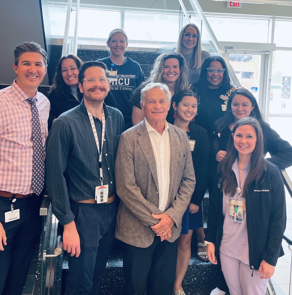 adampate_hepate's tweet photo. Great time hosting our ⁦@ASHPOfficial⁩ visiting leader this week in Jackson!⁦⁦⁩ lots of knowledge and passion for the profession pictured here. ⁦@olemisspharmacy⁩ https://t.co/NyUDwgaF88