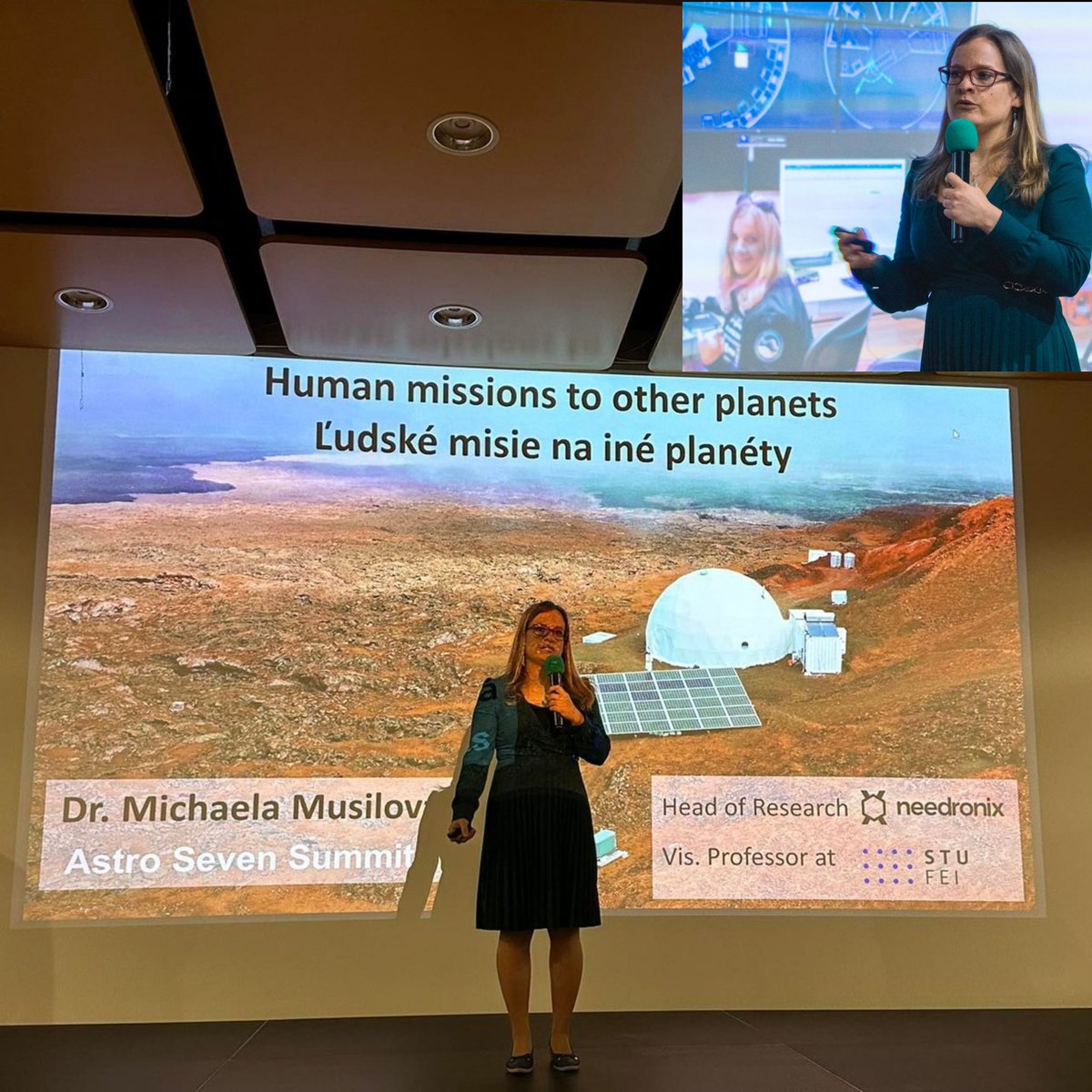 #outreach #presentation #spaceevent #ESA #needeonix <a href="/needronix/">Needronix</a> #ZenaZMarsu #AWomanFromMars #MichaelaMusilova #womeninstem #astrobiologist #Košice #Slovakia