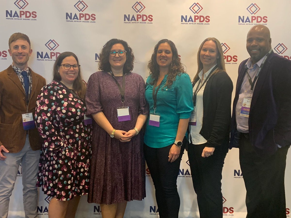 I feel like I keep leveling up thanks to my partnership with <a href="/UNCWWatsonEd/">Watson College of Ed</a> and the Master Teacher Program. Today Lynn Sikma and I got to present our research on Post Covid Family Literacy Practices at @NAPDS9 conference in Florida! It’s been a great experience! #nhcschat