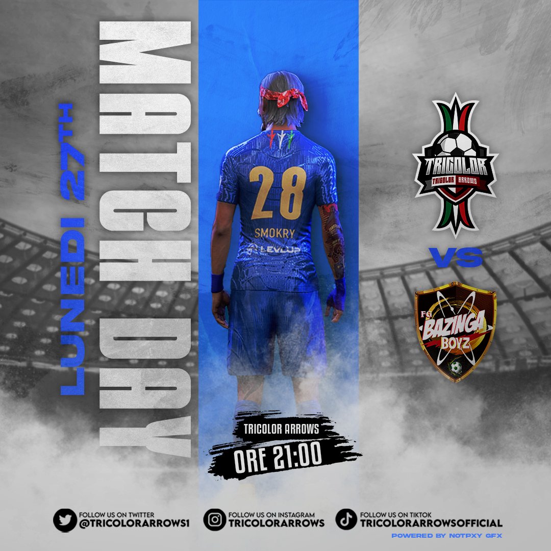 TricolorArrows1's tweet photo. Prima Partita di campionato @LIPC_network  di #SerieB .
⌚Lunedi 27/03 Ore 21:00 
In Live sul Nostro Canale #Twicht!
🎥https://t.co/IIVX3Q0SS8
#competitive @BazingaBoyz  @BerlinoTv https://t.co/Kywyz5xCGE