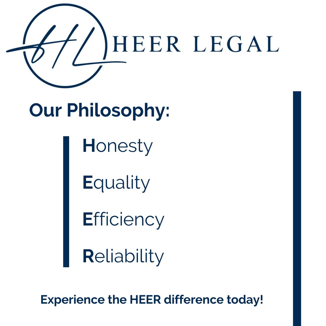 Our philosophy is simple: To vigorously protect our clients’ interests throughout the transaction process - doing so with integrity and in a cost-effective and timely manner.

#HeerLegal
