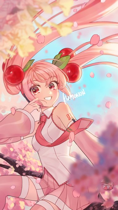 #100日チャレンジ92日目 初音ミク(桜ミク) 